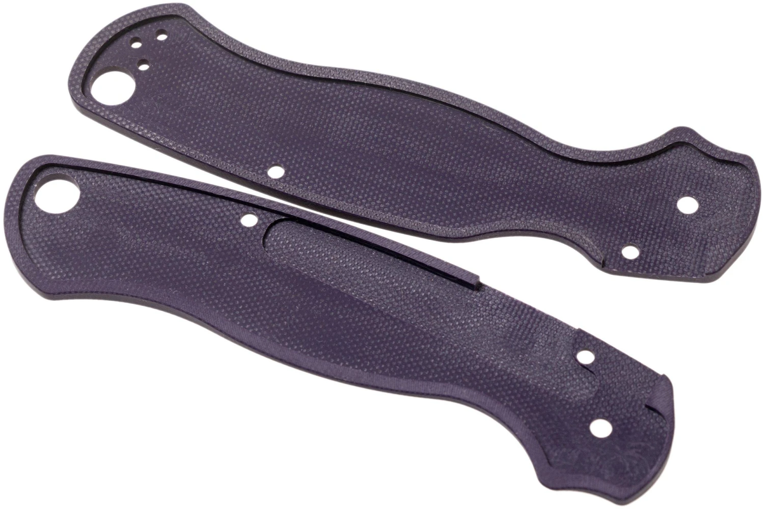 Flytanium Spyderco Paramilitary 2 Lotus Scales, Purple G10 4 Flytanium Spyderco Paramilitary 2 Lotus Scales, Purple G10 – Image 2
