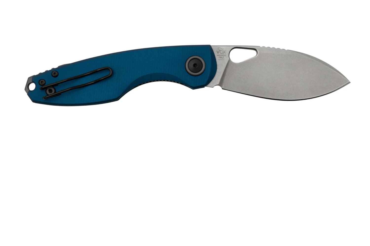 Fox Chilin FX-530-ALBL Stonewashed N690, Blue Aluminum, Couteau De Poche, Jesper Voxnaes Design 4 Fox Chilin FX-530-ALBL Stonewashed N690, Blue Aluminum, Couteau De Poche, Jesper Voxnaes Design – Image 2