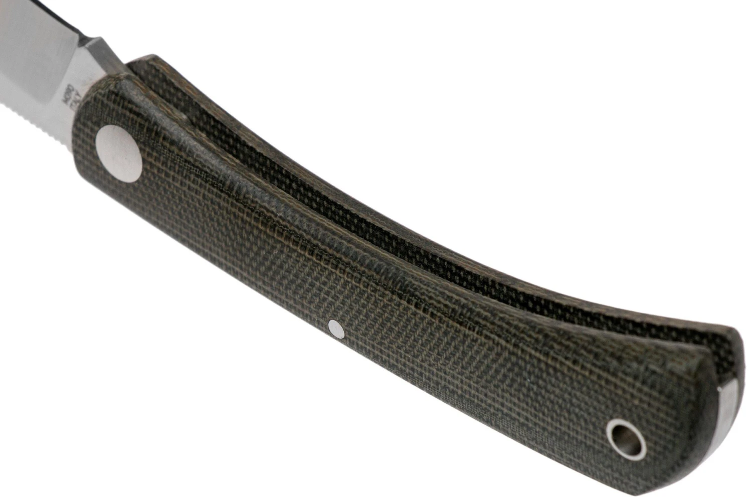 Fox Knives Libar FX-582 Green Canvas Micarta Couteau De Poche Slipjoint 7 Fox Knives Libar FX-582 Green Canvas Micarta Couteau De Poche Slipjoint – Image 5