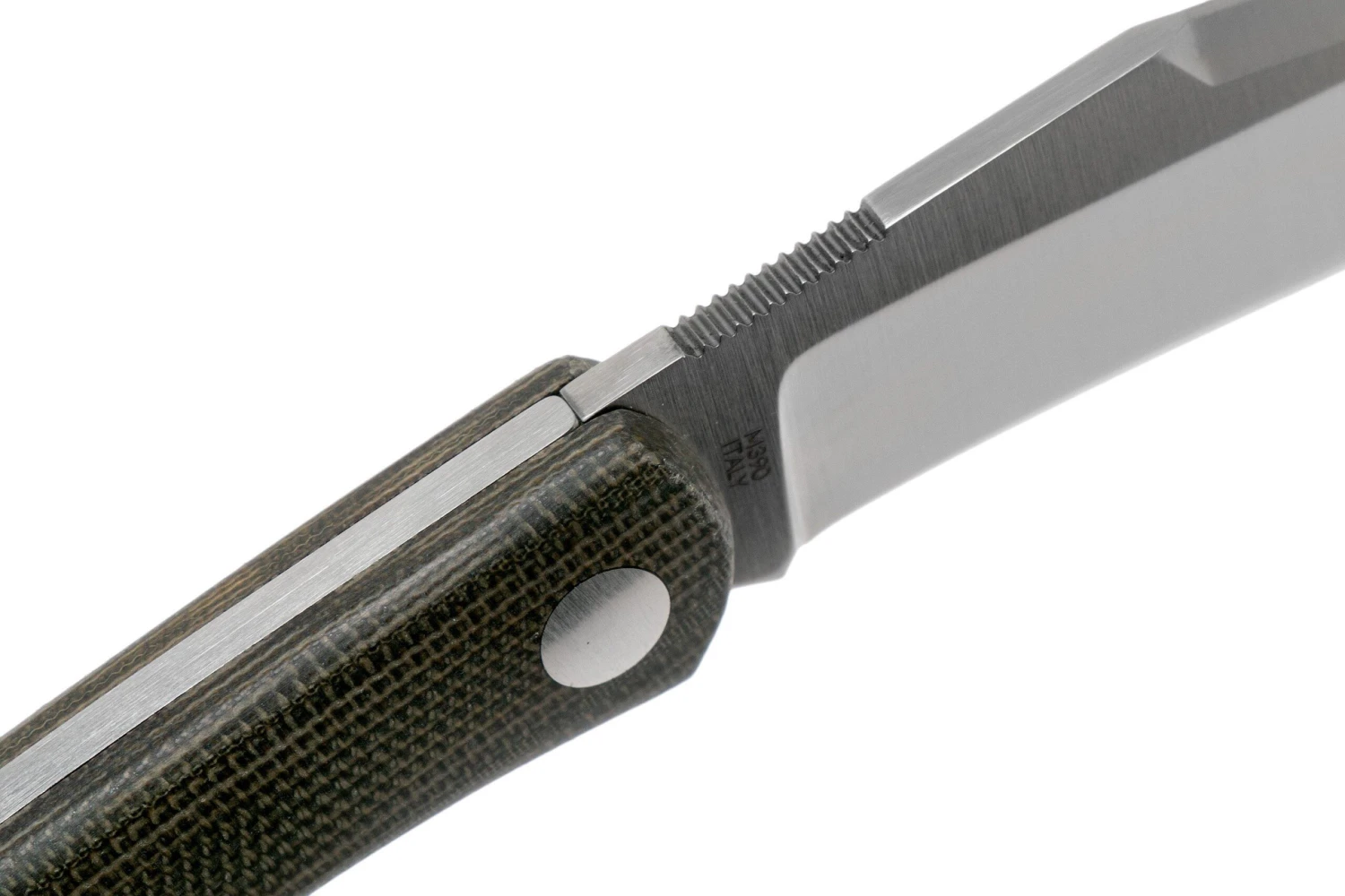 Fox Knives Libar FX-582 Green Canvas Micarta Couteau De Poche Slipjoint 8 Fox Knives Libar FX-582 Green Canvas Micarta Couteau De Poche Slipjoint – Image 6