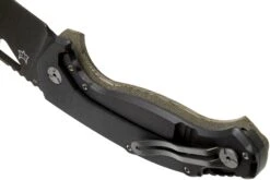 Fox El Capitan SK-02 PVD Summit Knife Co, Black PVD Couteau De Poche, Tommaso Rumici Design -Couteaux Soldes Boutique FOSK 02PVD 05 fox knives