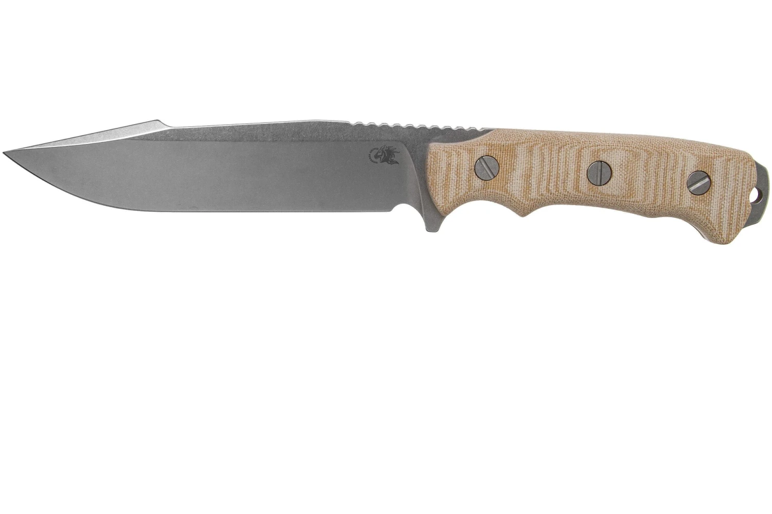 Rick Hinderer Fieldtac 6” Harpoon Spearpoint Stonewash Natural Micarta Couteau De Survie 3 Rick Hinderer Fieldtac 6” Harpoon Spearpoint Stonewash Natural Micarta Couteau De Survie
