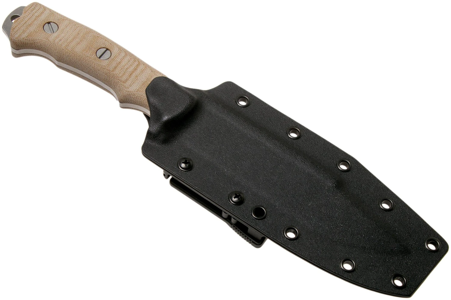 Rick Hinderer Fieldtac 6” Harpoon Spearpoint Stonewash Natural Micarta Couteau De Survie 8 Rick Hinderer Fieldtac 6” Harpoon Spearpoint Stonewash Natural Micarta Couteau De Survie – Image 6