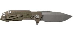 Rick Hinderer Fulltrack Spanto S35VN Working Finish, Battle Bronze, OD Green G10 Couteau De Poche -Couteaux Soldes Boutique HRK FTRACK SPWF BB 02 rick hinderer knives