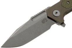 Rick Hinderer Fulltrack Spanto S35VN Working Finish, Battle Bronze, OD Green G10 Couteau De Poche -Couteaux Soldes Boutique HRK FTRACK SPWF BB 03 rick hinderer knives