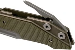 Rick Hinderer Fulltrack Spanto S35VN Working Finish, Battle Bronze, OD Green G10 Couteau De Poche -Couteaux Soldes Boutique HRK FTRACK SPWF BB 04 rick hinderer knives