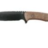 Rick Hinderer Ranch Harpoon Spanto Black DLC Natural Micarta Couteau De Survie