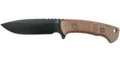 Rick Hinderer Ranch Harpoon Spanto Black DLC Natural Micarta Couteau De Survie