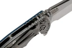 Rick Hinderer XM-18 3.5" Spanto 20CV, Black Blue G10 Couteau De Poche -Couteaux Soldes Boutique HRK XM18 35 BB SPSW 06 rick hinderer knives