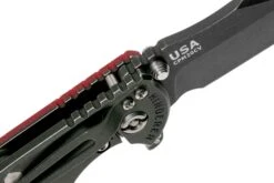 Rick Hinderer XM-18 3.5 Bowie 20CV Battle Black, Red G10 Couteau De Poche -Couteaux Soldes Boutique HRK XM18 35 BW BLR 06 rick hinderer knives