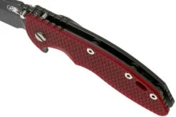 Rick Hinderer XM-18 3.5 Bowie 20CV Battle Black, Red G10 Couteau De Poche -Couteaux Soldes Boutique HRK XM18 35 BW BLR 07 rick hinderer knives