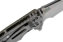 Rick Hinderer XM18 3.5” Recurve, CPM 20CV, Stonewash, OD Green G10, Couteau De Poche -Couteaux Soldes Boutique HRK XM18 35 RCSW O 06 rick hinderer knives