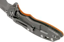 Rick Hinderer XM18 3,5” Slicer Working Finish, Orange G10 -Couteaux Soldes Boutique HRK XM18 35 SLWF OR 05 rick hinderer knives