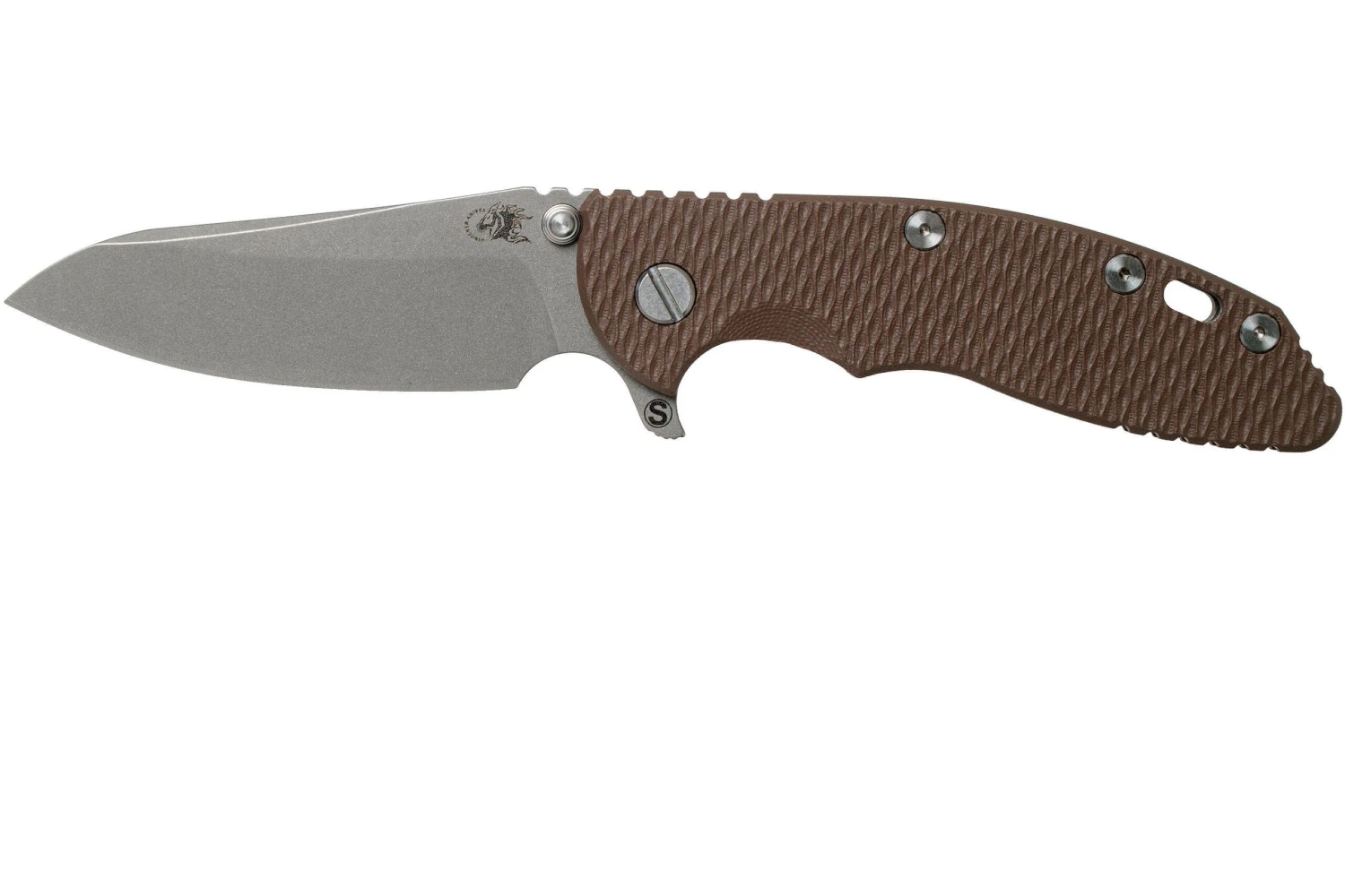 Rick Hinderer XM18 3.5" Skinny Sheepsfoot 20CV Working Finish, Flat Dark Earth G10 Couteau De Poche 3 Rick Hinderer XM18 3.5" Skinny Sheepsfoot 20CV Working Finish, Flat Dark Earth G10 Couteau De Poche