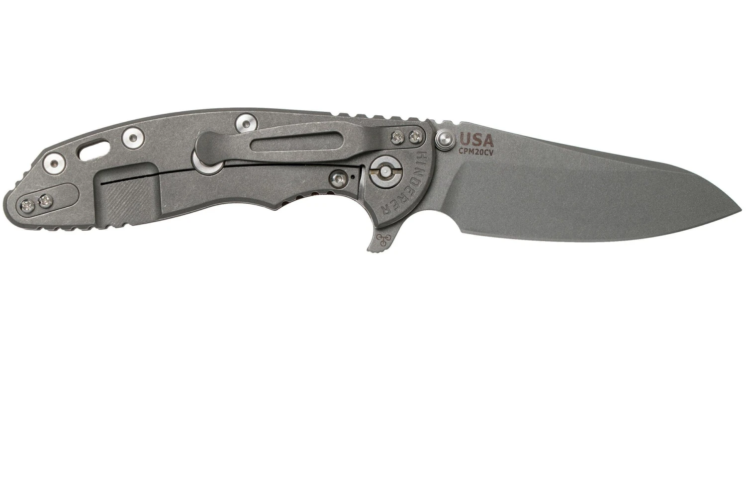 Rick Hinderer XM18 3.5" Skinny Sheepsfoot 20CV Working Finish, Flat Dark Earth G10 Couteau De Poche 4 Rick Hinderer XM18 3.5" Skinny Sheepsfoot 20CV Working Finish, Flat Dark Earth G10 Couteau De Poche – Image 2