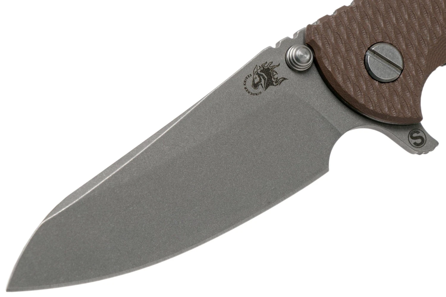 Rick Hinderer XM18 3.5" Skinny Sheepsfoot 20CV Working Finish, Flat Dark Earth G10 Couteau De Poche 5 Rick Hinderer XM18 3.5" Skinny Sheepsfoot 20CV Working Finish, Flat Dark Earth G10 Couteau De Poche – Image 3