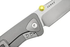 The James Brand The Barnes Grey Titanium KN114112-00 Couteau De Poche -Couteaux Soldes Boutique JAKN114112 00 05 jamesbrand