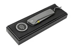 The James Brand The Barnes Grey Titanium KN114112-00 Couteau De Poche -Couteaux Soldes Boutique JAKN114112 00 08 jamesbrand