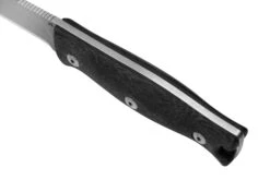 J.E. Made BushCraft ScandiGrind, Black Micarta Couteau De Bushcraft -Couteaux Soldes Boutique JM BU SG SW 05 jemade