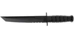KA-BAR Tanto 1245 Partiellement Dentelé, étui Kydex