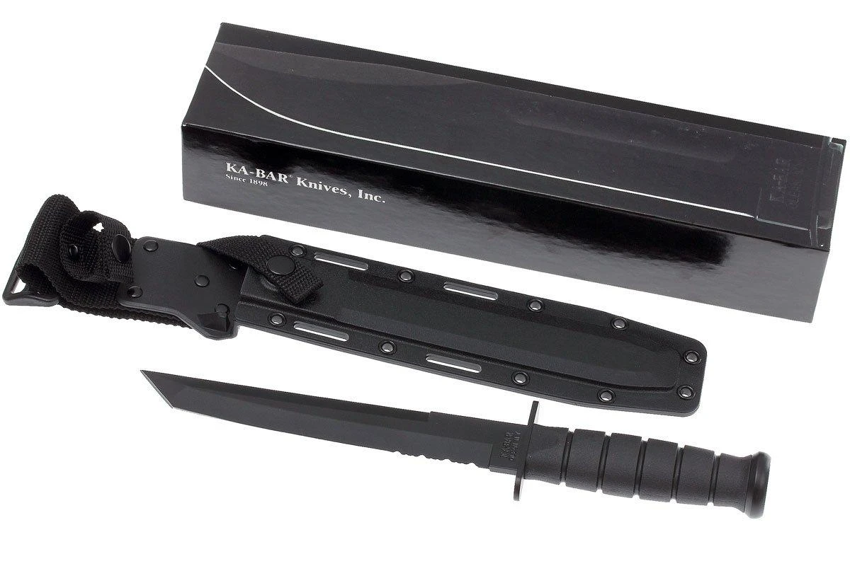 KA-BAR Tanto 1245 Partiellement Dentelé, étui Kydex 11 KA-BAR Tanto 1245 Partiellement Dentelé, étui Kydex – Image 9