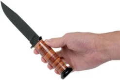 KA-BAR Mark I USN 2225 Leather Couteau à Lame Fixe -Couteaux Soldes Boutique KA2225 06 ka bar