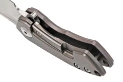 Kansept Mini Korvid K3030A3 Satin CPM-S35VN, Bronze Titanium Couteau De Poche, Justin Koch Design -Couteaux Soldes Boutique KSK3030A3 05 kansept