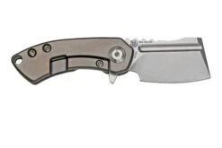 Kansept Mini Korvid K3030A5 Stonewashed CPM-S35VN, Gradient Titanium Couteau De Poche, Justin Koch Design -Couteaux Soldes Boutique KSK3030A5 02 kansept