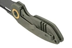 Kizer October, Ki3569A2, Titanium, 20CV Couteau De Poche, Dmitry Osarenko Design -Couteaux Soldes Boutique KZKI3569A2 04 kizer