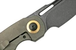 Kizer October, Ki3569A2, Titanium, 20CV Couteau De Poche, Dmitry Osarenko Design -Couteaux Soldes Boutique KZKI3569A2 05 kizer