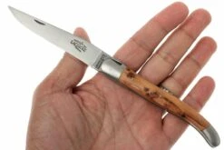 Forge De Laguiole 1211INGE Couteau De Poche, Bois De Genévrier -Couteaux Soldes Boutique LA1211INGE 05 forge de laguiole la1211inge d5