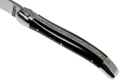 Forge De Laguiole 129INTCNOIBRI 9cm, Micarta Noir, Couteau Laguiole -Couteaux Soldes Boutique LA129INTCNOIBRI 07 forge de laguiole