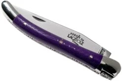 Forge De Laguiole 129INTCVIOBRI 9cm, Micarta Violette, Couteau Laguiole -Couteaux Soldes Boutique LA129INTCVIOBRI 04 forge de laguiole