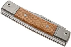LionSteel BestMan BM13 CVN Natural Canvas Micarta Couteau De Poche Slipjoint 12 LionSteel BestMan BM13 CVN Natural Canvas Micarta Couteau De Poche Slipjoint -Couteaux Soldes Boutique LI BM13 CVN 05 lionsteel