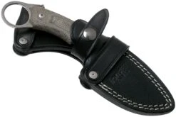 LionSteel H2 Drop Point CVG Green Canvas Micarta Couteau Fixe, Tommaso Rumici Design -Couteaux Soldes Boutique LI H2 CVG 06 lionsteel