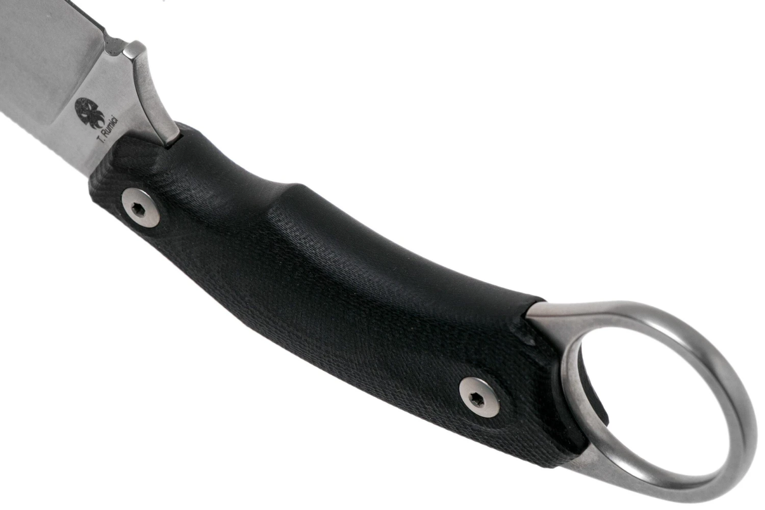 LionSteel H2 Drop Point GBK Black G10 Couteau Fixe, Tommaso Rumici Design 6 LionSteel H2 Drop Point GBK Black G10 Couteau Fixe, Tommaso Rumici Design – Image 4