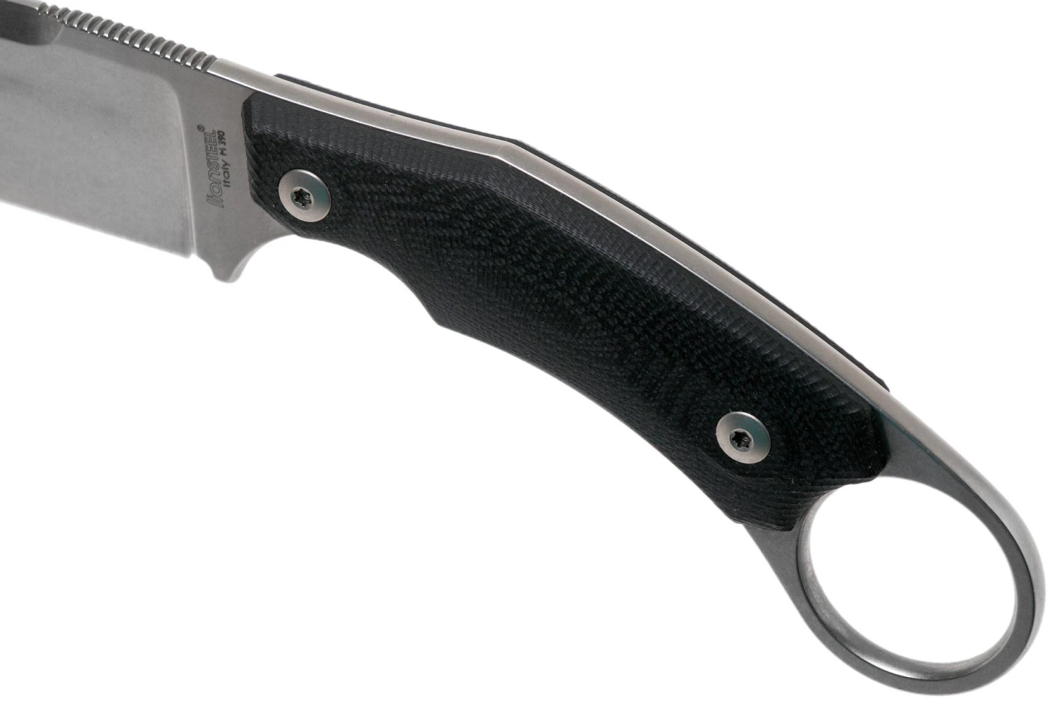 LionSteel H2 Drop Point GBK Black G10 Couteau Fixe, Tommaso Rumici Design 7 LionSteel H2 Drop Point GBK Black G10 Couteau Fixe, Tommaso Rumici Design – Image 5