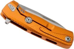 LionSteel ROK Satin Orange Aluminium ROK A OS Couteau De Poche -Couteaux Soldes Boutique LI ROK A OS 04 lionsteel rok