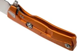LionSteel ROK Satin Orange Aluminium ROK A OS Couteau De Poche -Couteaux Soldes Boutique LI ROK A OS 06 lionsteel rok