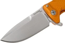 LionSteel SR22A-OS Orange Aluminium, Satin Blade -Couteaux Soldes Boutique LI SR22A OS 03 lionsteel li sr22a os 03