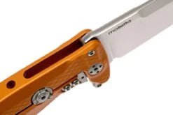 LionSteel SR22A-OS Orange Aluminium, Satin Blade -Couteaux Soldes Boutique LI SR22A OS 06 lionsteel li sr22a os 06