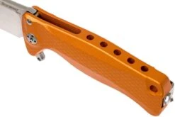 LionSteel SR22A-OS Orange Aluminium, Satin Blade -Couteaux Soldes Boutique LI SR22A OS 07 lionsteel li sr22a os 07