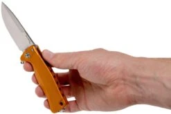 LionSteel SR22A-OS Orange Aluminium, Satin Blade -Couteaux Soldes Boutique LI SR22A OS 08 lionsteel li sr22a os 08