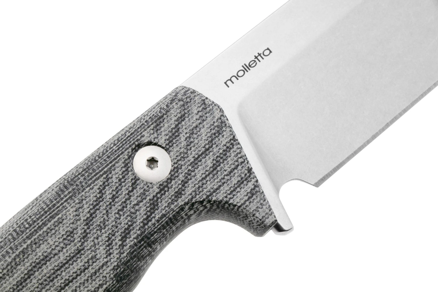 Lionsteel T6 Satin, Black Canvas Micarta T6-CVB Couteau Fixe 7 Lionsteel T6 Satin, Black Canvas Micarta T6-CVB Couteau Fixe – Image 5