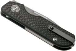 Liong Mah Traveller Spearpoint Carbonfiber Couteau De Poche -Couteaux Soldes Boutique LO TR SP CF 04 liong mah