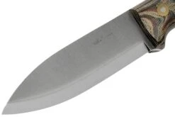 LT Wright Genesis Scandi Grind, A2, Matte Python Micarta, Leather Sheath, Couteau De Bushcraft -Couteaux Soldes Boutique LT GEN SC PYM LS 03 lt wright