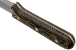 LT Wright Genesis Scandi Grind, A2, Matte Python Micarta, Leather Sheath, Couteau De Bushcraft -Couteaux Soldes Boutique LT GEN SC PYM LS 04 lt wright