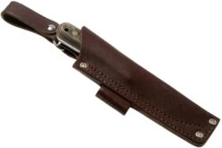 LT Wright Genesis Scandi Grind, A2, Matte Python Micarta, Leather Sheath, Couteau De Bushcraft -Couteaux Soldes Boutique LT GEN SC PYM LS 06 lt wright