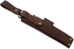 LT Wright Genesis Scandi Grind, A2, Matte Python Micarta, Leather Sheath, Couteau De Bushcraft -Couteaux Soldes Boutique LT GEN SC PYM LS 07 lt wright