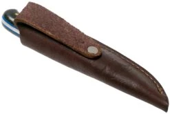 LT Wright Patriot, A2, Polished Black Micarta, Blue Liners, Leather Sheath, Couteau D'outdoor 15 LT Wright Patriot, A2, Polished Black Micarta, Blue Liners, Leather Sheath, Couteau D'outdoor -Couteaux Soldes Boutique LT PAT BM BL POL LS 07 lt wright